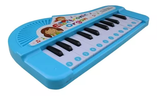 Brinquedo Teclado Infantil Música 22 Teclas Piano 21 Sons