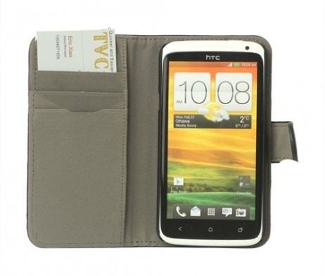 Flip Cover Cartera Vinipiel Htc One X Funda