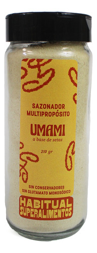 Sazonador Umami Setas 210g Consomé Sin Glutamato Monosódico