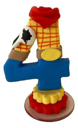 Vela De Aniversario Personalizada Biscuit Tema Toy Story