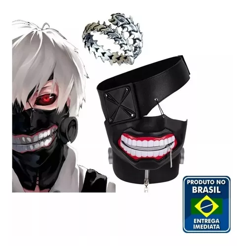 Máscara Tokyo Ghoul Preta com Boca Cosplay anime Kaneki Ken - Novo -  Máscara de Festa - Magazine Luiza