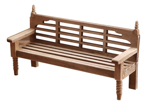 Muebles De Banco En Miniatura De Madera De Estilo Vintage