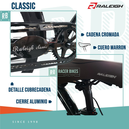 Imagen 2 de 10 de Bicicleta Raleigh Classic Hombre - Racer Bikes