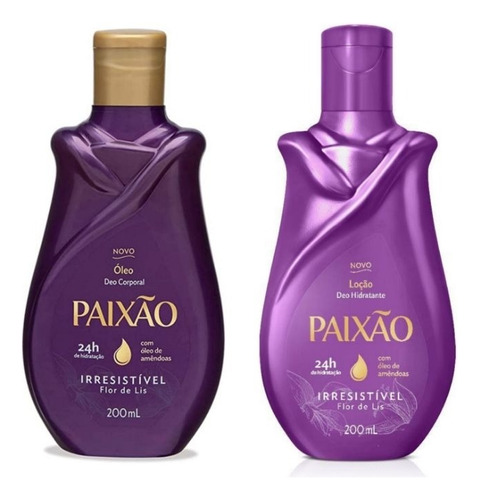 Kit Oleo Paixao + Hidratante Paixao Irresistivel 200ml