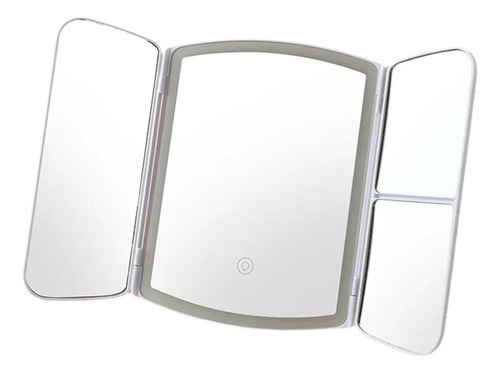 Espejo Tocador Maquillaje Profesional Aumento Led Plegable