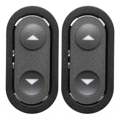 New Power Window Switch Button Pair Set For 90-94 Chevy  Aaa