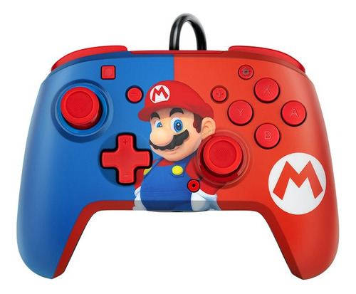 Control Alámbrico Edición Mario Para Nintendo Switch 