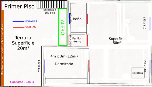 Ph Tipo Caserón Al Frente 335m² - 2 Plantas