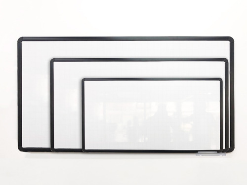 Imagen 4 de 8 de Tablero Acrílico Blanco Borrable 120 X 80cm + Portaborrador