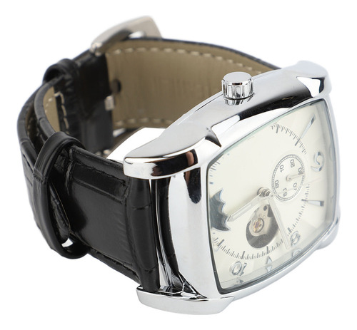 Reloj Mecánico Skeleton Para Hombre, Automático, Con Fase Lu