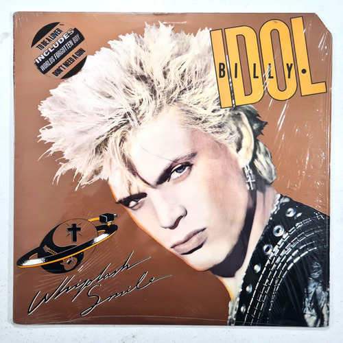 Billy Idol - Whiplash Smile (1986) Usa - Vinilo / Lp (Usado)