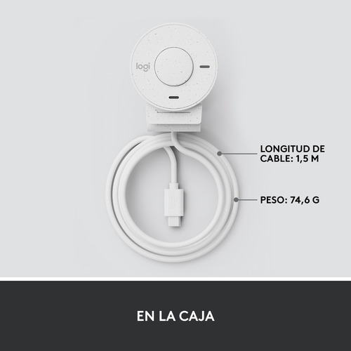 Webcam Logitech Brio 300 White 2mp/30fps