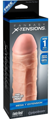 Extension Para Pene Color Carne Fantasy X-tensions Mega 1