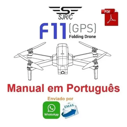 Manual Drone Sjrc F11 F11 Pro Parcelamento sem juros