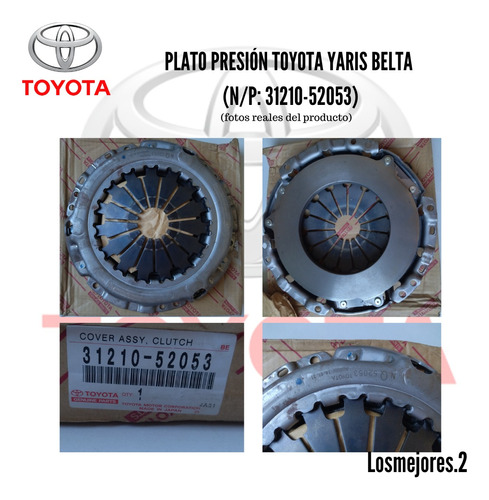 Plato Presión Toyota Yaris 06/09 