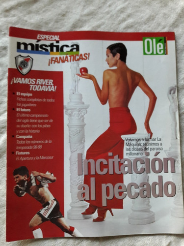 Revista Ole Especial Mistica Fanaticas River Panan Barreto