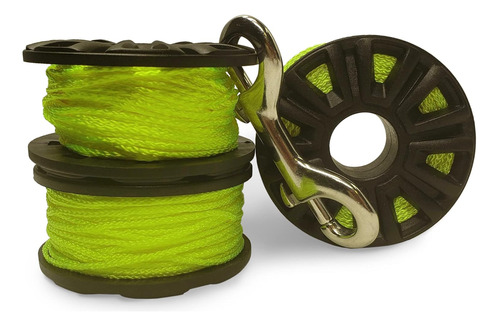 Carrete De Buceo Finger Spool Gancho De Acero Inoxidabl...