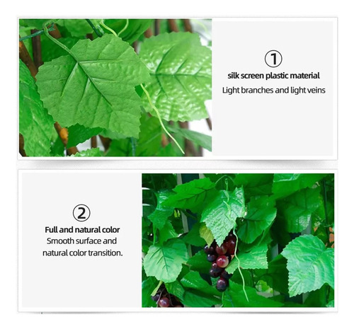12 Enredaderas Artificiales Plantas Artificiales Decorativas