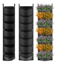 Comprar Ipower Paquete De 2 Macetas Verticales Colgantes De Pared, .