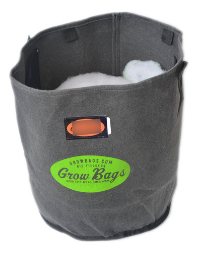 Matera Geotextil 60 L Grow Bags - Gris. Kit X 5 Unidades