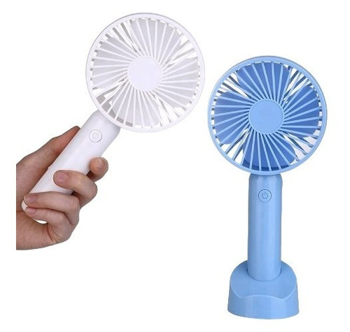 Mini Ventilador Recargable De Mano Pc Escritorio 