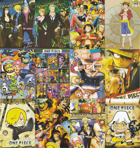 Coleccion De Arte Visual De One Piece Mod Op1 12 Cromos