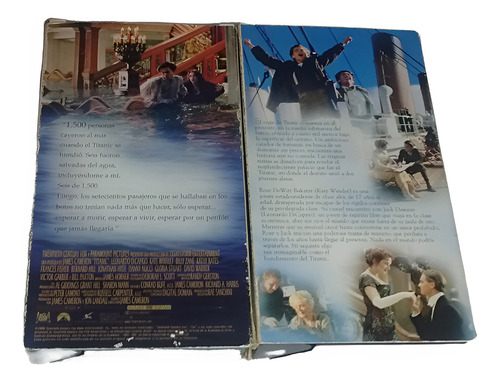 Titanic Vhs Set De Lujo Con 2 Cassettes Subtitulada