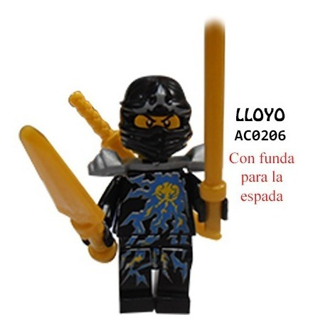 Figuras Ninjago Thunder Swordsman Con Disco Spinner