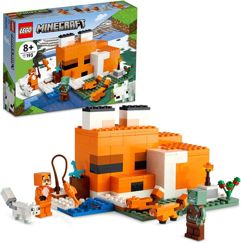 Lego 21178 Minecraft Refugio Del Zorro 193 Pzas