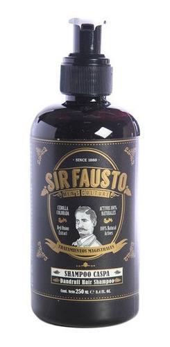 Imagen 5 de 8 de Sir Fausto Kit Anti Caspa Pelo Shampoo + Tonico + Gel