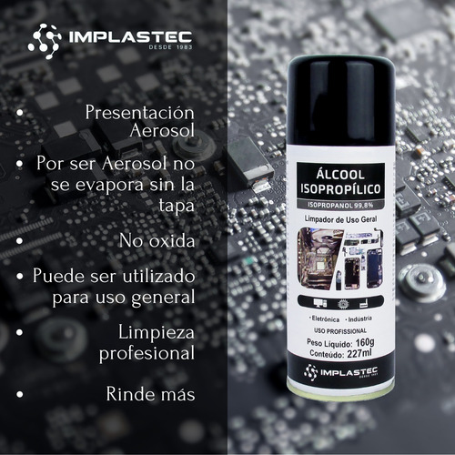 Kit Limpieza Pc Aire Comprimido + Alcohol Isoprop + Contacto