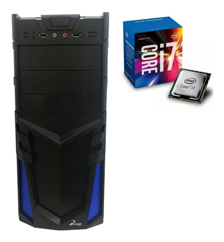 Torre Pc Fija Intel I7 En Combo Teclado Y Mouse