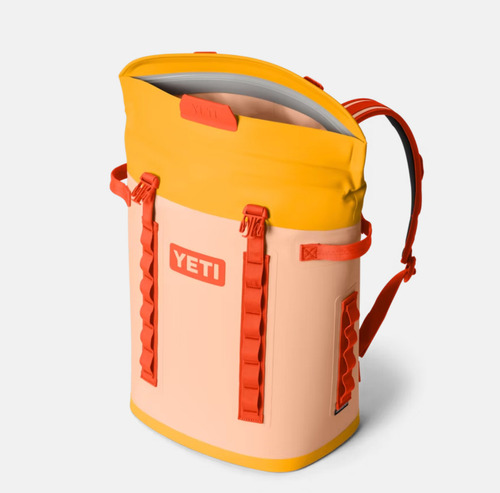 Yeti Backpack Hielera M20 Soft Cooler Edicion 2.0 Color Naranja Claro