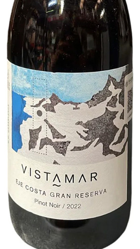 Pack De 4 Vino Tinto Vistamar Eje Costa Pinot Noir 750 Ml