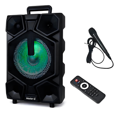 Parlante Master G Spb8b Karaoke Bluetooth Con Micrófono