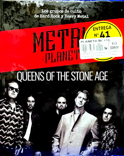 Metal Planet: Queens Of The Stone Age, De El Hard Rock. Musical, Vol. 41. Editorial Salvat, Tapa Dura, Edición De Lujo Ilustrado En Español, 2025