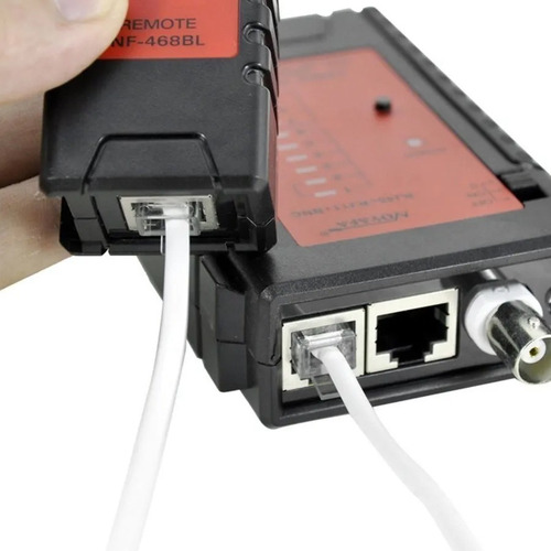 Lan Tester Multi Redes Probador Remoto Rj45 Rj12 Rj11 Bnc