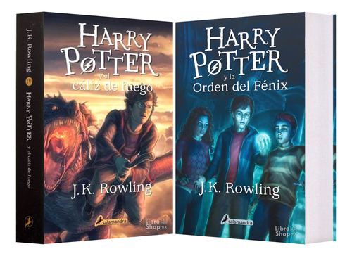 Harry Potter Libros 4 Y 5 Cáliz De Fuego + Orden Del Fénix