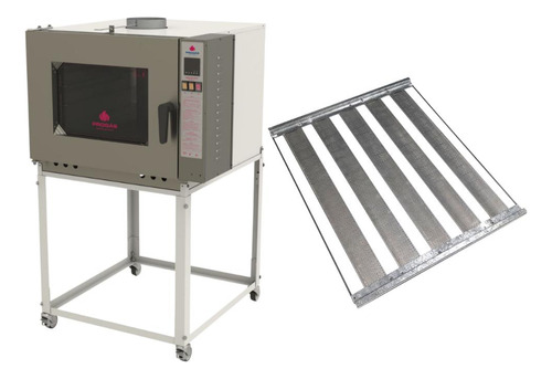 Forno Turbo Monofásico C/5 Esteiras Progás Prp5000e Elétrico 220v