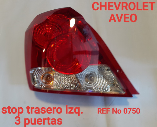 Chevrolet Avep 3p Stop Izquierdo
