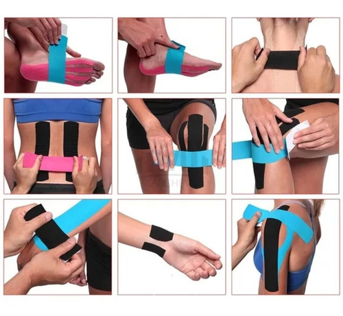 Fl-tape Venda Kinesiológica Kinesiotape Alivia Dolor Lesión