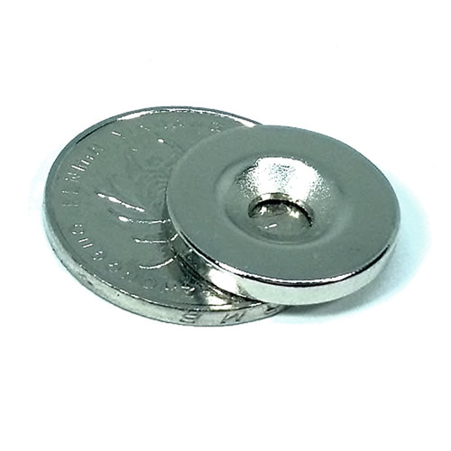10pcs Imã De Neodimio Disco 20x3 - 20mm X 3mm Com Furo - N35