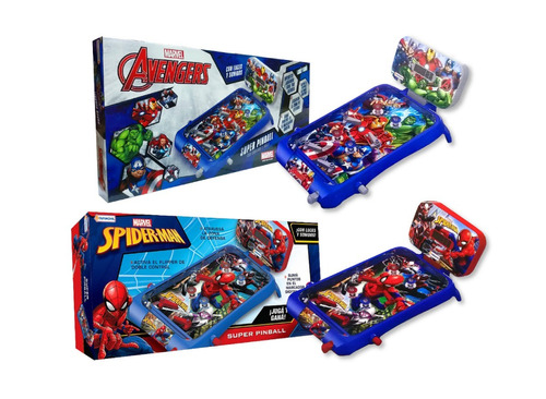Juego Flipper Pinball Electronico Avengers Spider Man Lelab 