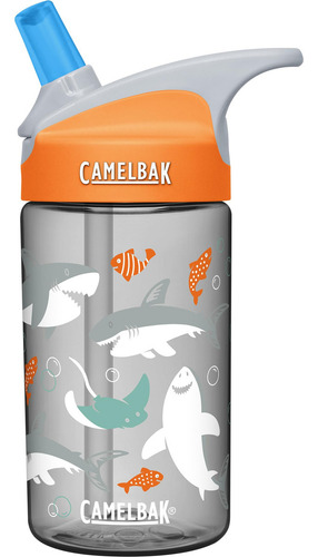 Camelbak Botella De Agua Infantil Eddy 53860, 0,4 L, Sharks
