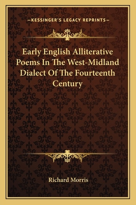 Libro Early English Alliterative Poems In The West-midlan...
