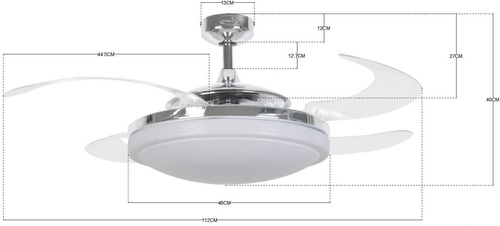 Imagen 3 de 5 de Fanaway Evo2 Endure 210932 - Ventilador De Techo Con Lámpara