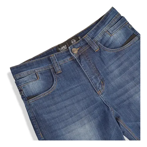 Calça Jeans Wolf Triple Invisible Azul Estonado Cordura