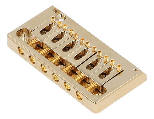 Kit De Ponte De Guitarra Elétrica De 6 Cordas Em Latão Throu