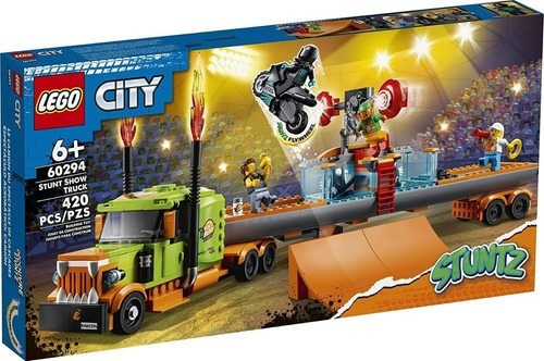 Lego City 60294 Stuntz Espectáculo Acrobático Camión 420pz