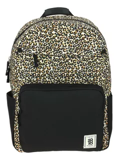 Mochila Escolar Grande Chenson 1818 Porta Laptop 15 1865758-l Coleccion Rens Color Negro